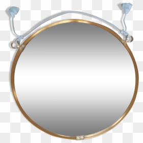 Large Golden Round Mirror 70cm"  Src="https - Circle, HD Png Download - golden round png